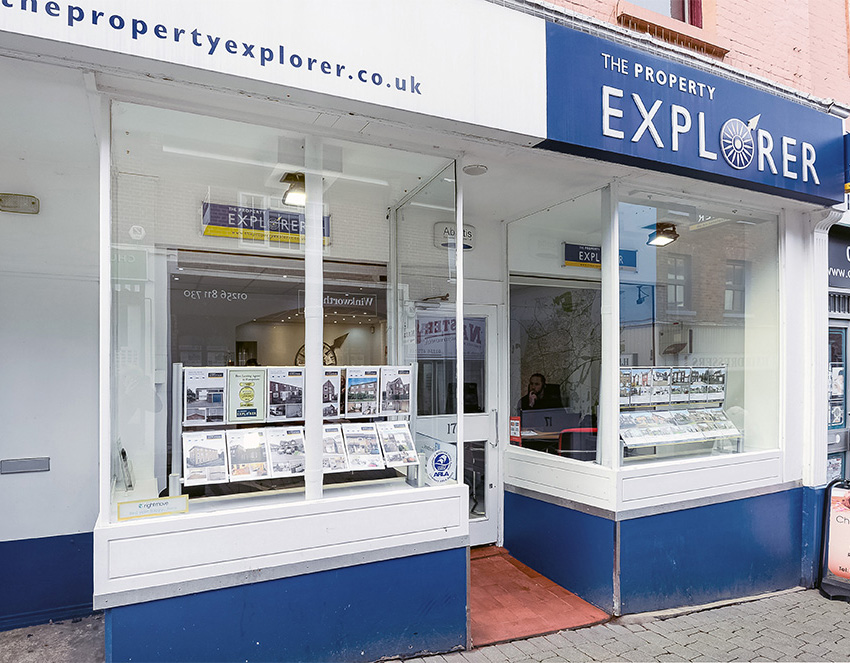 Property Explorer Front of Shop